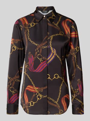 Hemdbluse mit verdeckter Knopfleiste Modell 'KRISTY' Shop The Look MANNEQUINE