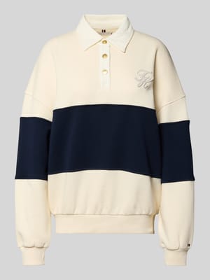 Relaxed fit sweatshirt van katoenmix Shop The Look MANNEQUINE
