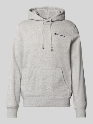 Hoodie met labelstitching Shop The Look MANNEQUINE