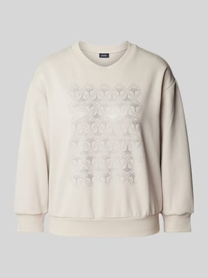 Sweatshirt mit Strassteinbesatz Modell 'Telissa' Shop The Look MANNEQUINE