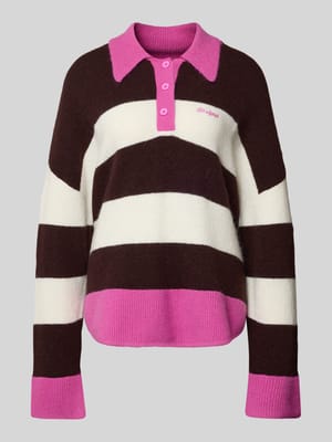 Oversized Sweter z dzianiny z Mieszanka wełny i alpaki Model 'Maya' Shop The Look MANNEQUINE