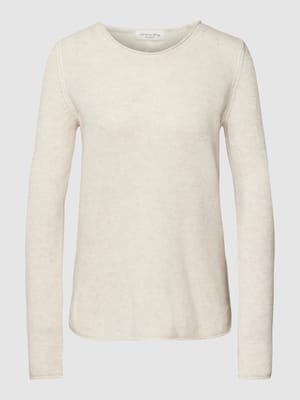 Gebreide pullover met zijsplitten Shop The Look MANNEQUINE
