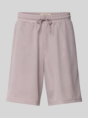 Straight Leg Shorts im semitransparenten Design Modell 'Ben' Shop The Look MANNEQUINE