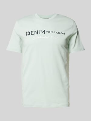 T-shirt z okrągłym dekoltem Shop The Look MANNEQUINE