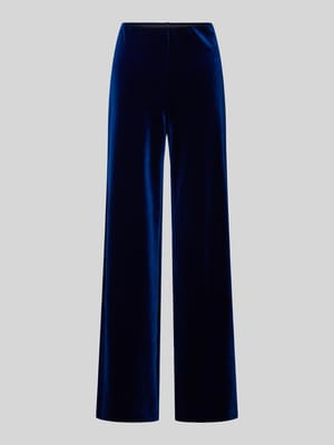 Straight Leg Samthose mit elastischem Bund Shop The Look MANNEQUINE