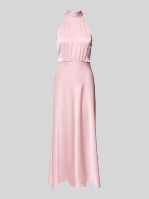 Satinkleid mit Neckholder Modell 'Modell 'RHEO'' Shop The Look MANNEQUINE