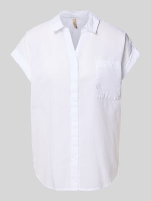 Bluzka o kroju regular fit z krótkim rękawem model ‘DORA’ Shop The Look MANNEQUINE