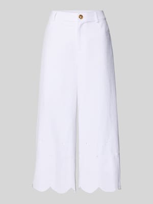 Hose mit Lochstickerei Modell 'Marietta' Shop The Look MANNEQUINE