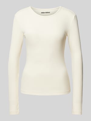 Essentials geribde longsleeve  Shop The Look MANNEQUINE