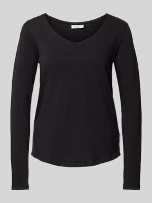 Longsleeve aus reiner Baumwolle Shop The Look MANNEQUINE