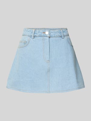 Jeansrok met steekzakken, model 'Coddie' Shop The Look MANNEQUINE