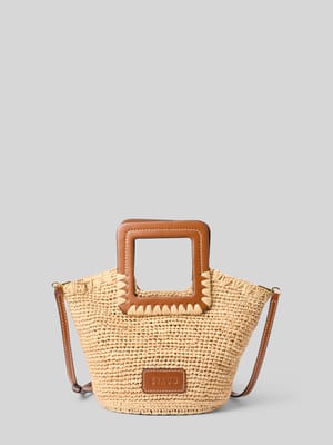Handtasche mit Tragehenkeln Modell 'SHIRLEY RAFFIA' Shop The Look MANNEQUINE