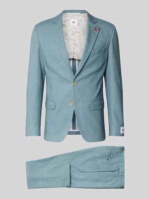 Garnitur w kroju slim fit z marynarką zapinaną na 2 guziki Shop The Look MANNEQUINE
