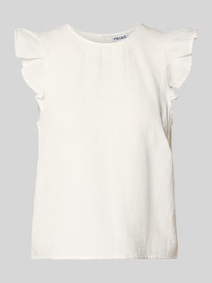 Regular Fit Top aus reiner Baumwolle Modell 'SASTINA' Shop The Look MANNEQUINE