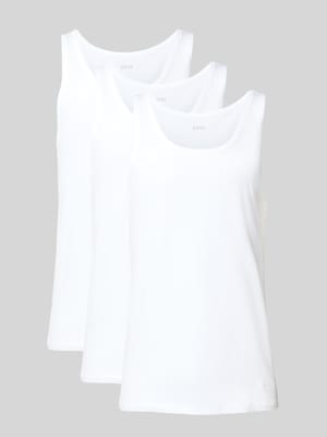 Top z detalem z logo w zestawie 3 szt. model ‘Modern’ Shop The Look MANNEQUINE