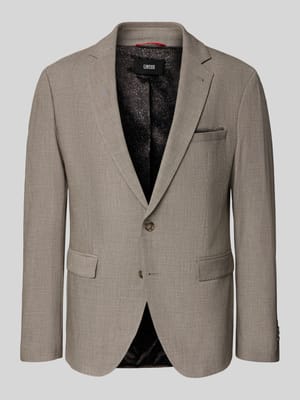 Colbert met paspelzak op de borst, model 'Data' Shop The Look MANNEQUINE