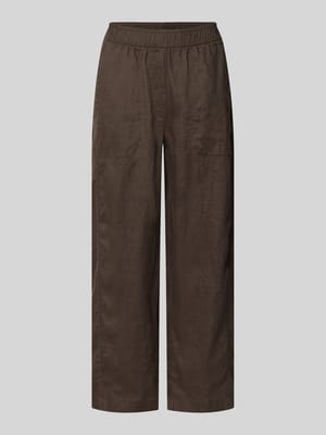 Leinenhose in verkürzter Passform Modell 'myha linen' Shop The Look MANNEQUINE