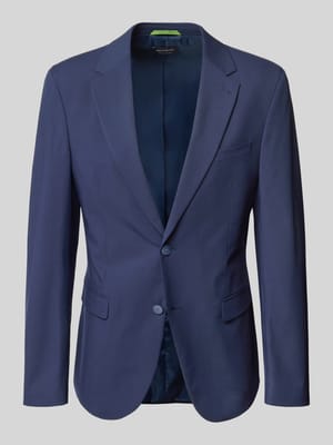 Slim fit 2-knoops colbert met klepzakken Shop The Look MANNEQUINE