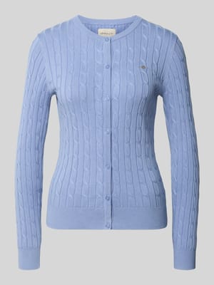 regular fit gebreid jack van katoenmix Shop The Look MANNEQUINE