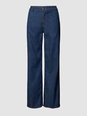 Jeans mit Knopf- und Reißverschluss Modell 'AUDREY' Shop The Look MANNEQUINE