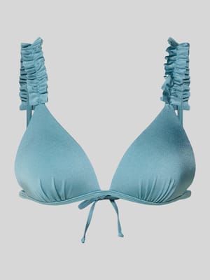 Bikini-Oberteil mit Rüschenbesatz Modell 'Liora' Shop The Look MANNEQUINE