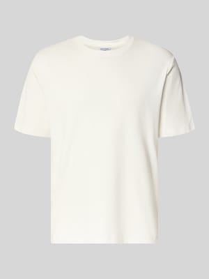 Relaxed Fit T-Shirt mit Rundhalsausschnitt Shop The Look MANNEQUINE