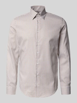 Slim Fit Business-Hemd mit Knopfleiste Shop The Look MANNEQUINE