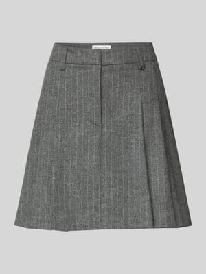 Uitlopende minirok van wolmix Shop The Look MANNEQUINE