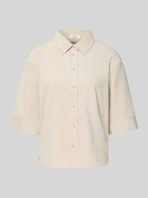 Relaxed fit overhemdblouse met borstzak, model 'Faisa' Shop The Look MANNEQUINE