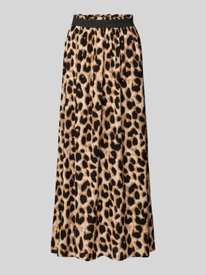 Ausgestellter Maxi-Rock aus reiner Viskose Modell 'VENEDIG' Shop The Look MANNEQUINE