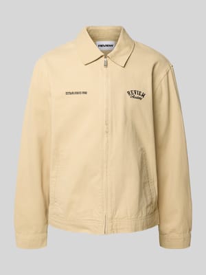 Twill seizoensjack met steekzakken Shop The Look MANNEQUINE