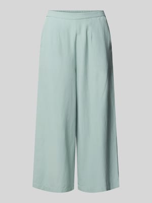Culotte aus Viskose-Mix mit Eingrifftaschen Modell 'PRISILLA' Shop The Look MANNEQUINE