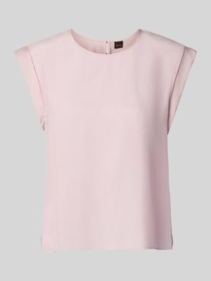 Regular Fit Blusentop aus Cupro-Viskose-Mix Modell 'IRNETTE' Shop The Look MANNEQUINE