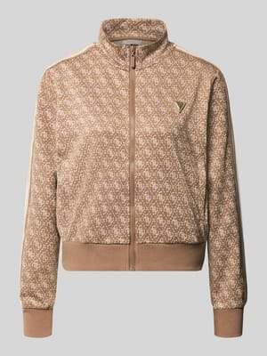 bluza rozpinana o kroju regular fit z nadrukiem z logo na całej powierzchni Shop The Look MANNEQUINE