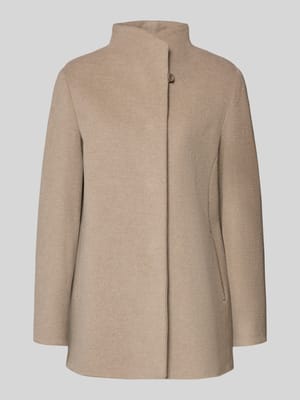 Mantel mit Stehkragen und Knopfverschluss Shop The Look MANNEQUINE