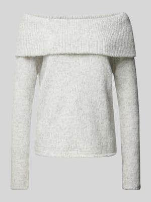 Strickpullover im Off-Shoulder-Look Shop The Look MANNEQUINE