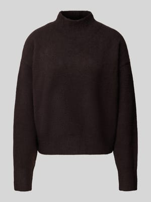 Col-pullover met wol en ronde hals Shop The Look MANNEQUINE