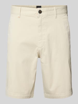 Slim Fit Chino-Shorts mit Gürtelschlaufen Shop The Look MANNEQUINE