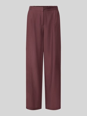 Wide Leg wijdte broek van lyocellmix met wol met wol model 'P076' Shop The Look MANNEQUINE