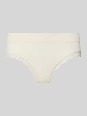 Slim fit slip met kant Shop The Look MANNEQUINE