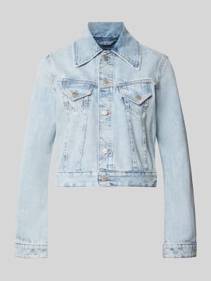 kurtka jeansowa o kroju regular fit z czystej bawełny model 'C_TRUCKER JKT' Shop The Look MANNEQUINE