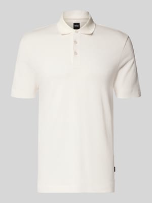 Regular Fit Poloshirt aus Lyocell-Mix Modell 'Pack' Shop The Look MANNEQUINE