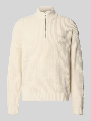 Regular Fit Troyer mit Reißverschluss Shop The Look MANNEQUINE