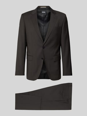 Slim Fit Anzug aus reiner Schurwolle Modell 'H-HUGE-2PCS-253' Shop The Look MANNEQUINE