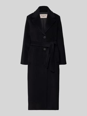 Wollmantel mit Bindegürtel Modell 'WKDBRONTE' Shop The Look MANNEQUINE
