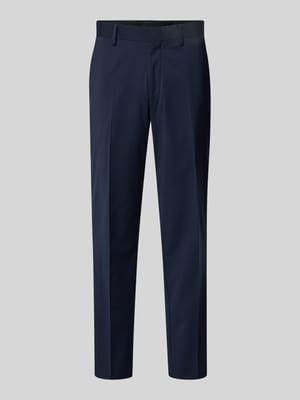 Spodnie garniturowe o kroju regular fit z dodatkiem wełny model „Tenutas” Shop The Look MANNEQUINE