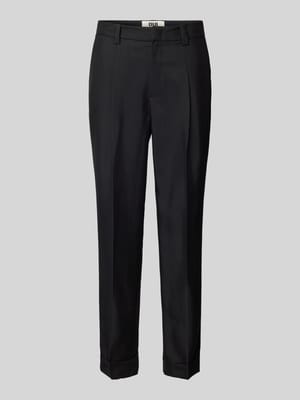 Straight leg pantalon met bandplooien Shop The Look MANNEQUINE