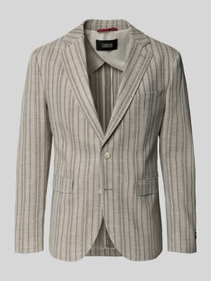 Slim Fit 2-Knopf-Sakko mit Pattentaschen Modell 'CIDATA' Shop The Look MANNEQUINE