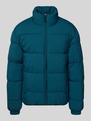 Regular Fit Steppjacke mit Stehkragen Shop The Look MANNEQUINE