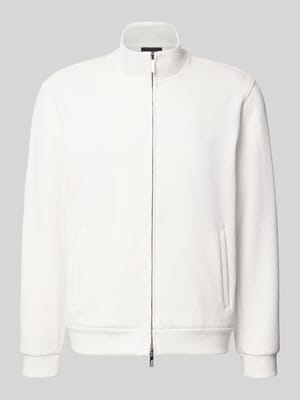 Sweatjacke mit Stehkragen und Zweiwege-Reißverschluss Shop The Look MANNEQUINE